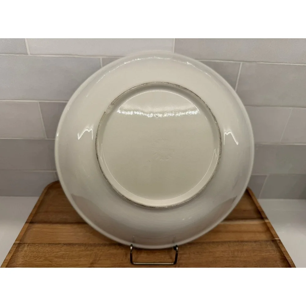 Vintage Italian Ceramic La Pasta Serving Bowl‎ Made in Italy Blue White 12 Inch